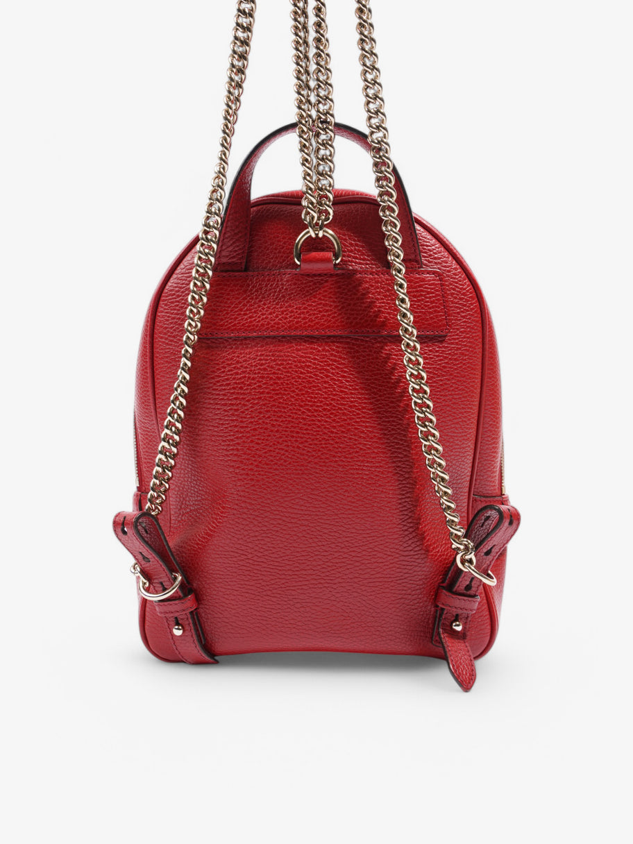 Gucci Soho Disco Backpack Red Leather Image 4