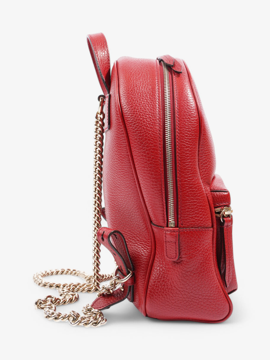 Gucci Soho Disco Backpack Red Leather Image 5