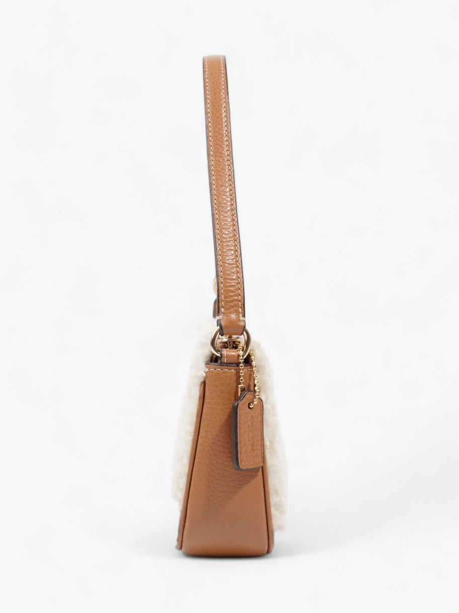 Coach Nolita 19 Tan / Cream Shearling Image 5