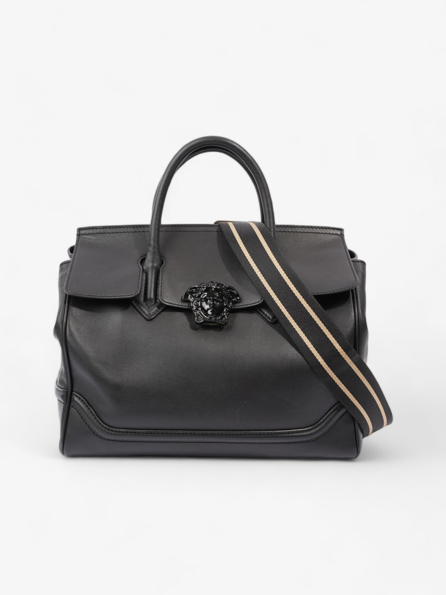 Versace Empire Palazzo Tote Black Leather Image 1