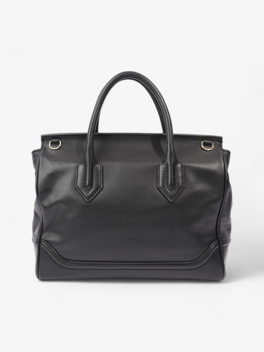 Versace Empire Palazzo Tote Black Leather Image 4