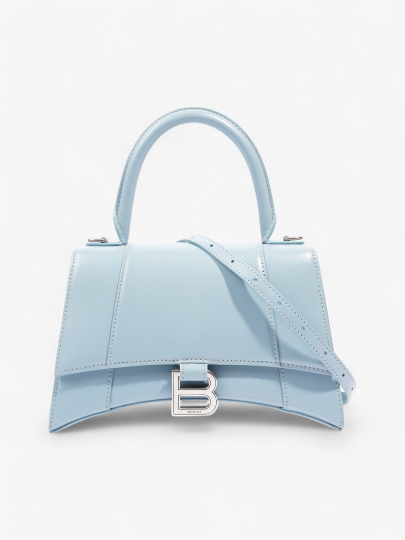  Balenciaga Hourglass Powder Blue Lambskin Leather Small