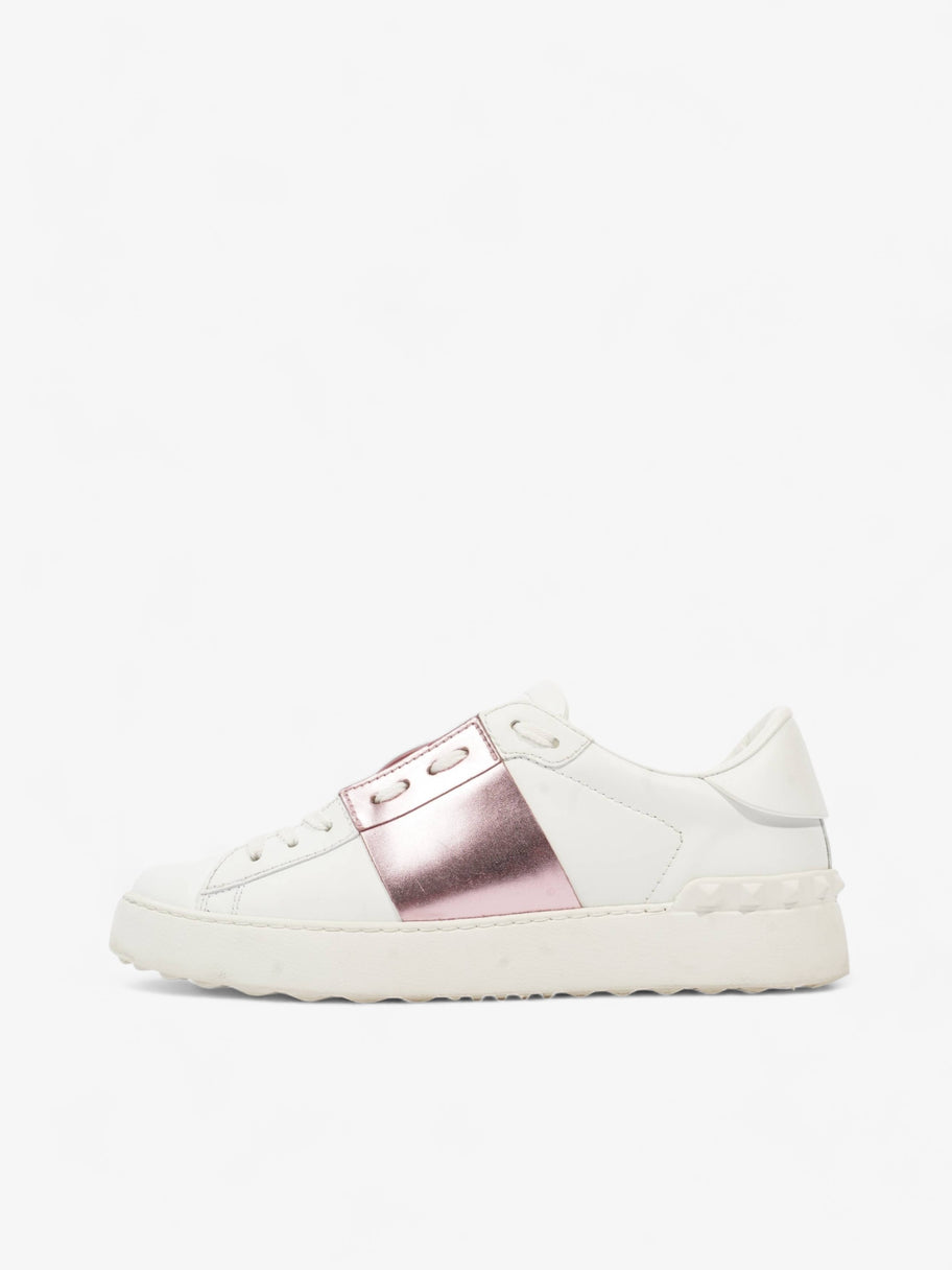 Open Stripe White / Metallic Pink Leather EU 39 UK 6 Image 5