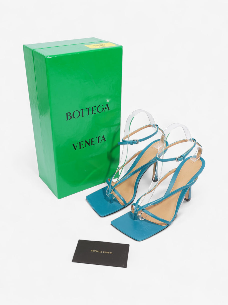 Bottega Veneta Stretch Sandal 95mm Blue Nappa Leather EU 38 UK 5 Image 10