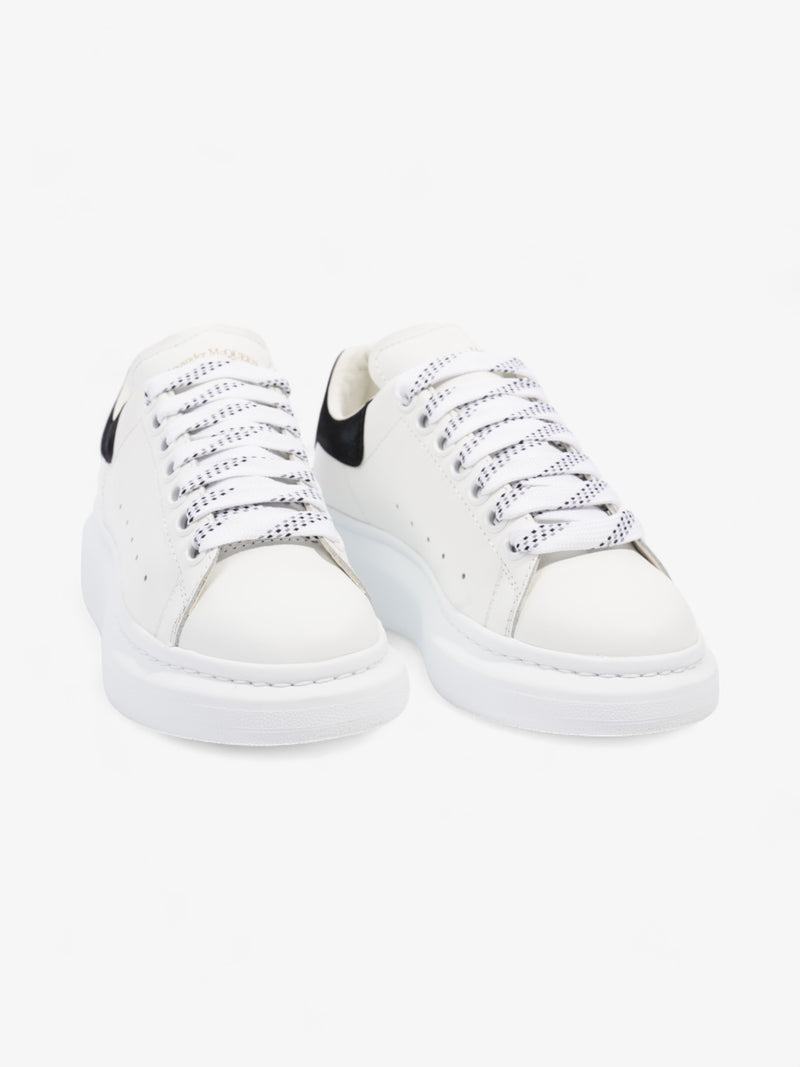  Alexander McQueen Oversized Sneakers White / Black Leather EU 34.5 UK 1.5