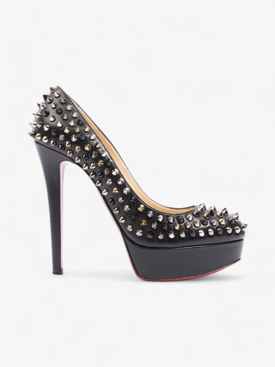 Christian Louboutin Bianca Spikes 140mm Black / Gold / Silver Nappa Leather EU 38.5 UK 5.5 Image 1