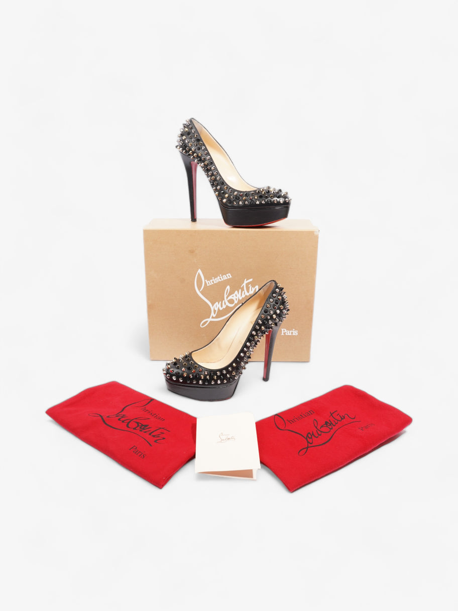 Christian Louboutin Bianca Spikes 140mm Black / Gold / Silver Nappa Leather EU 38.5 UK 5.5 Image 10