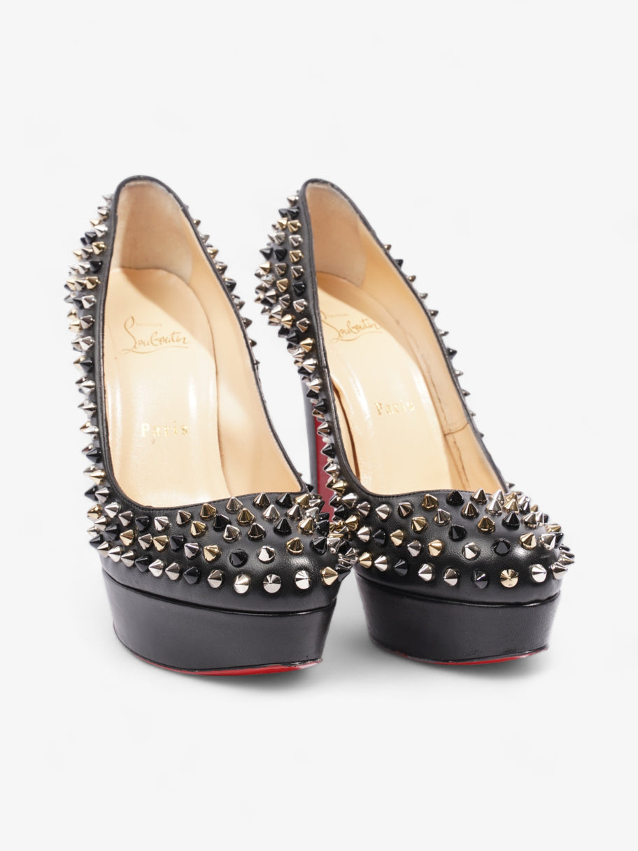 Christian Louboutin Bianca Spikes 140mm Black / Gold / Silver Nappa Leather EU 38.5 UK 5.5 Image 2