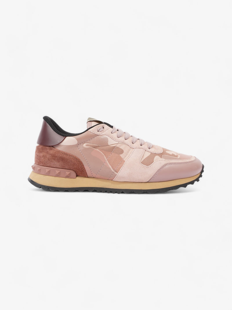  Valentino Rockrunner Pink Camo Suede EU 39 UK 6