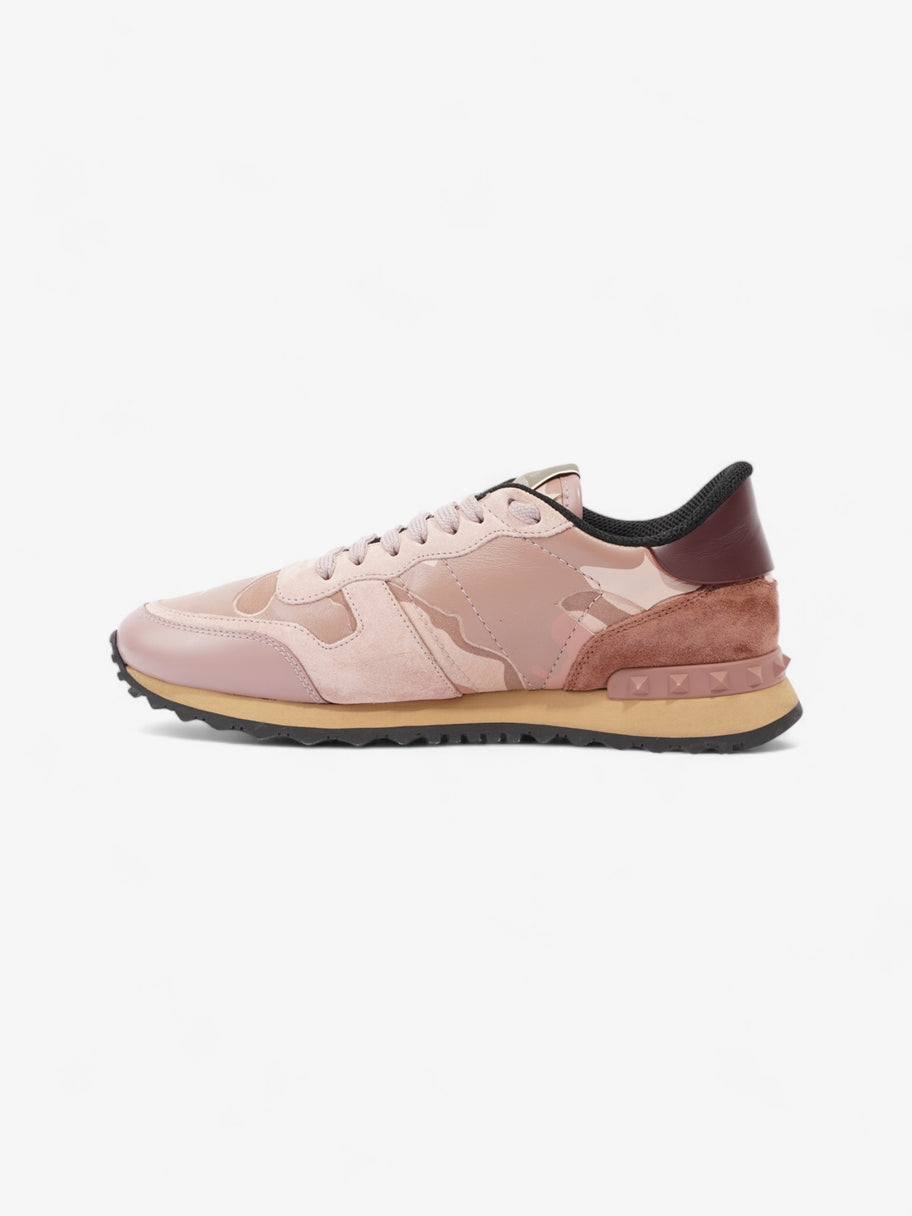 Valentino Rockrunner Pink Camo Suede EU 39 UK 6 Image 3