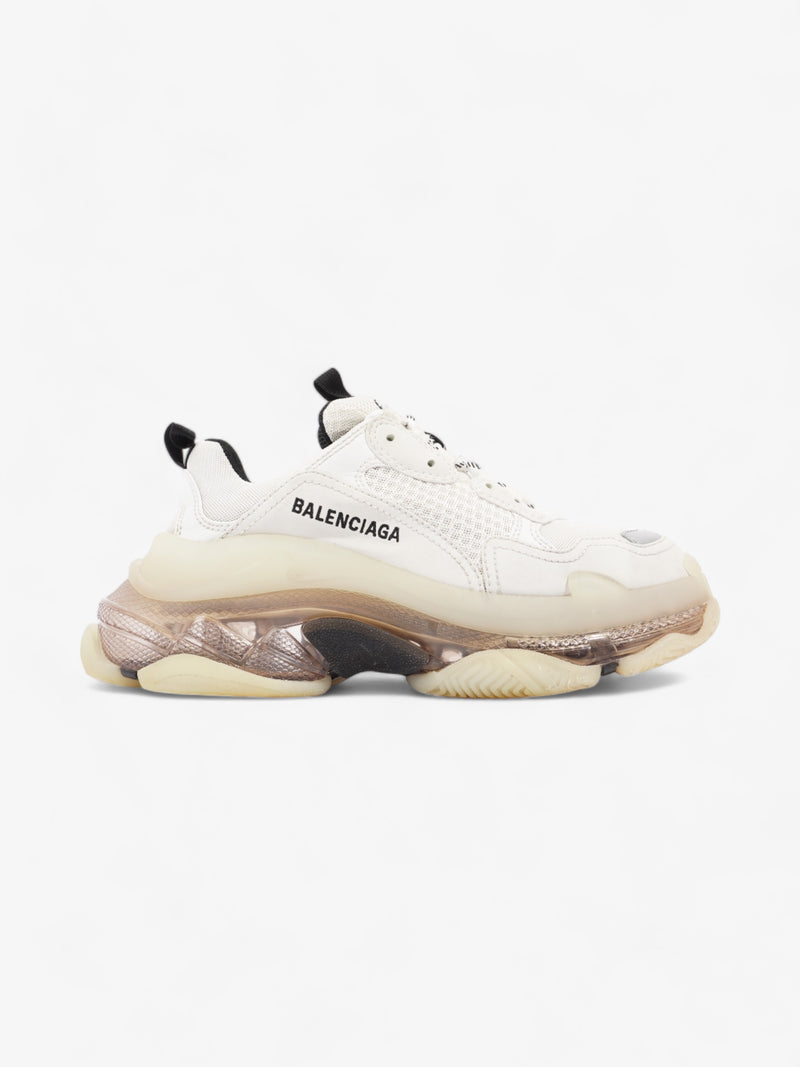  Balenciaga Triple S Clear Sole White Mesh EU 38 UK 5