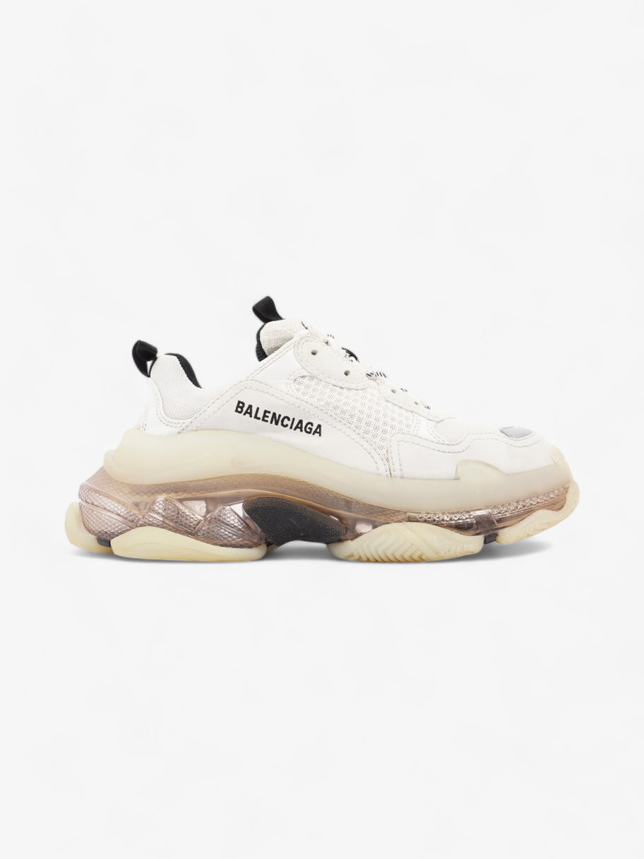 Balenciaga Triple S Clear Sole White Mesh EU 38 UK 5 Image 1