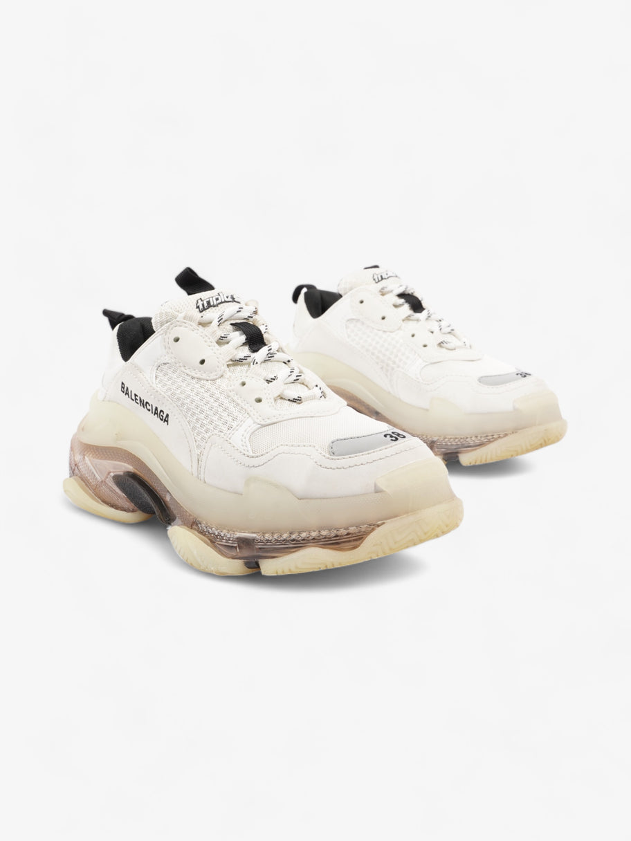 Balenciaga Triple S Clear Sole White Mesh EU 38 UK 5 Image 2