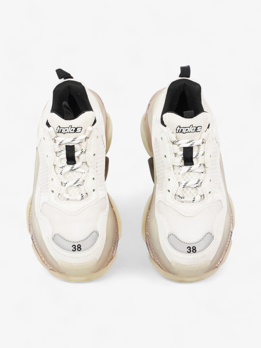 Balenciaga Triple S Clear Sole White Mesh EU 38 UK 5 Image 8