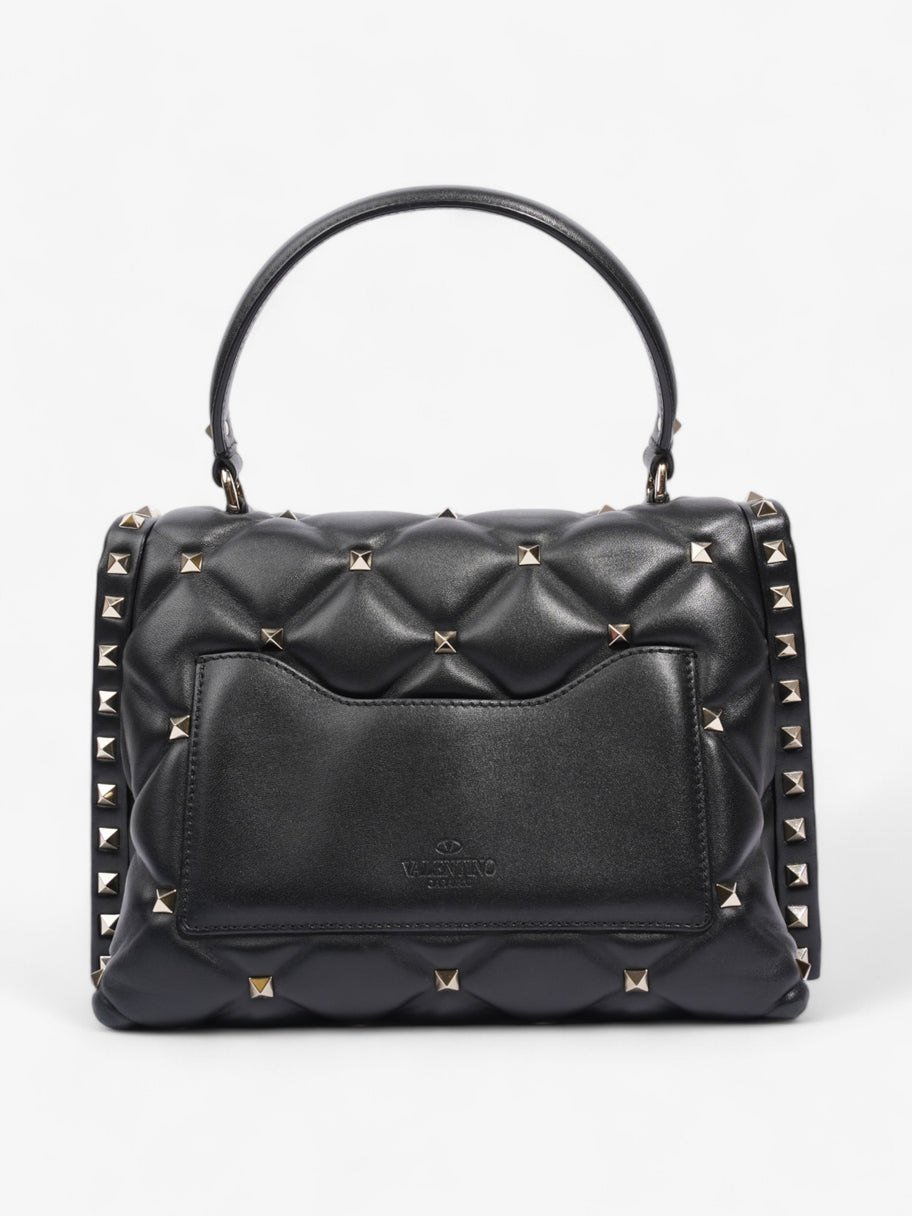 Valentino Candystud Black Leather Image 4