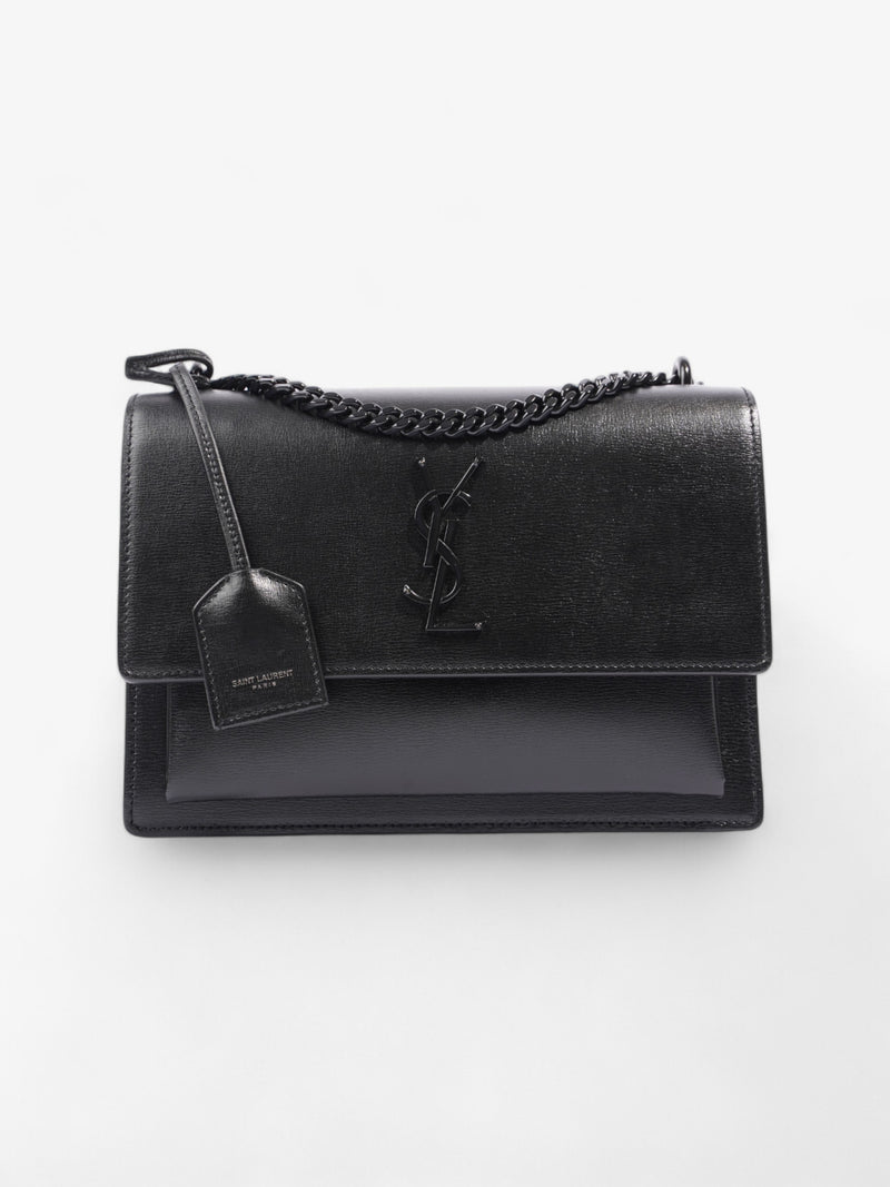  Saint Laurent Sunset Black Calfskin Leather Medium