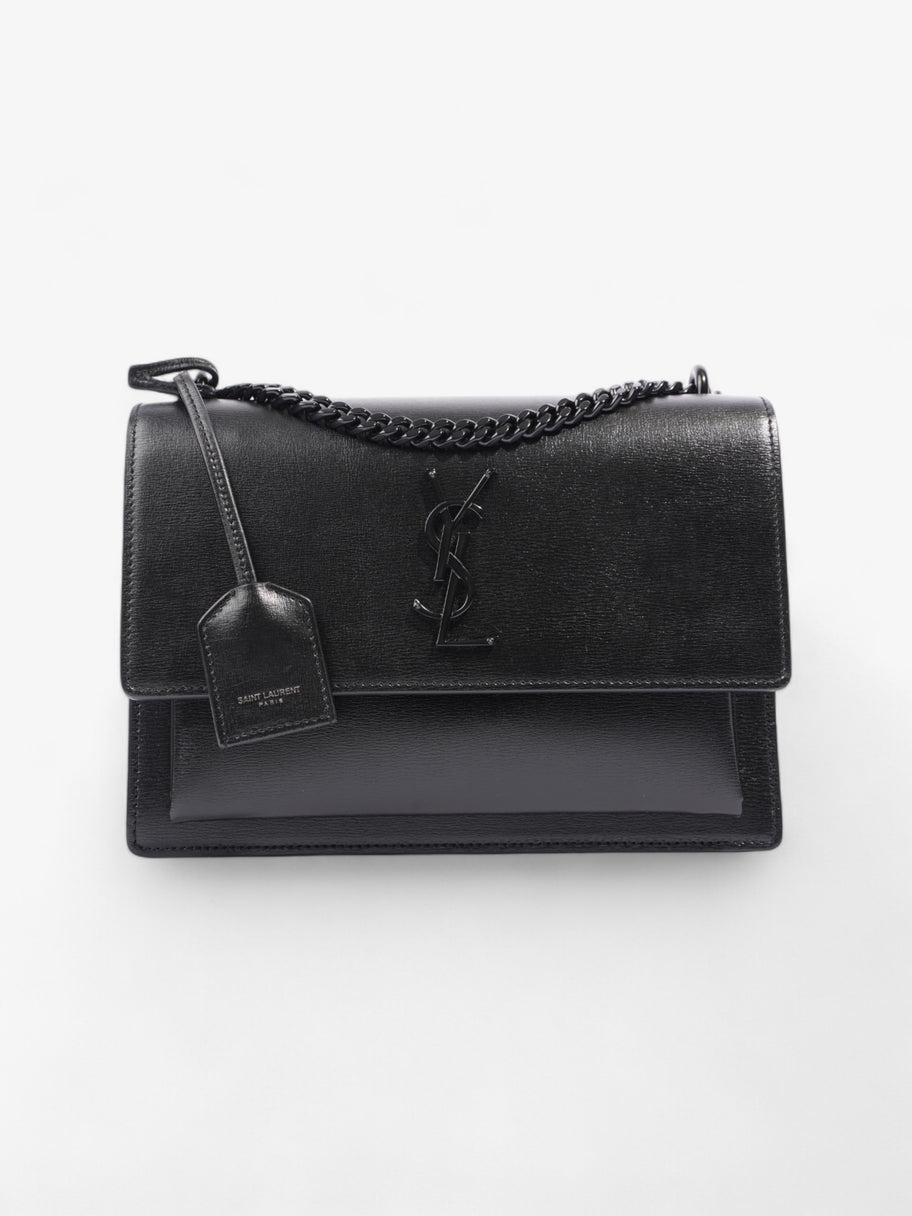 Saint Laurent Sunset Black Calfskin Leather Medium Image 1