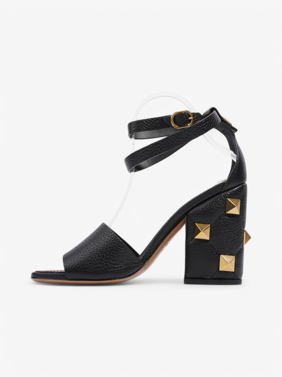 Valentino Rockstud Heels 90 Black Leather EU 37 UK 4 Image 3