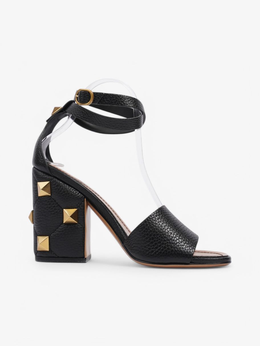 Valentino Rockstud Heels 90 Black Leather EU 37 UK 4 Image 4