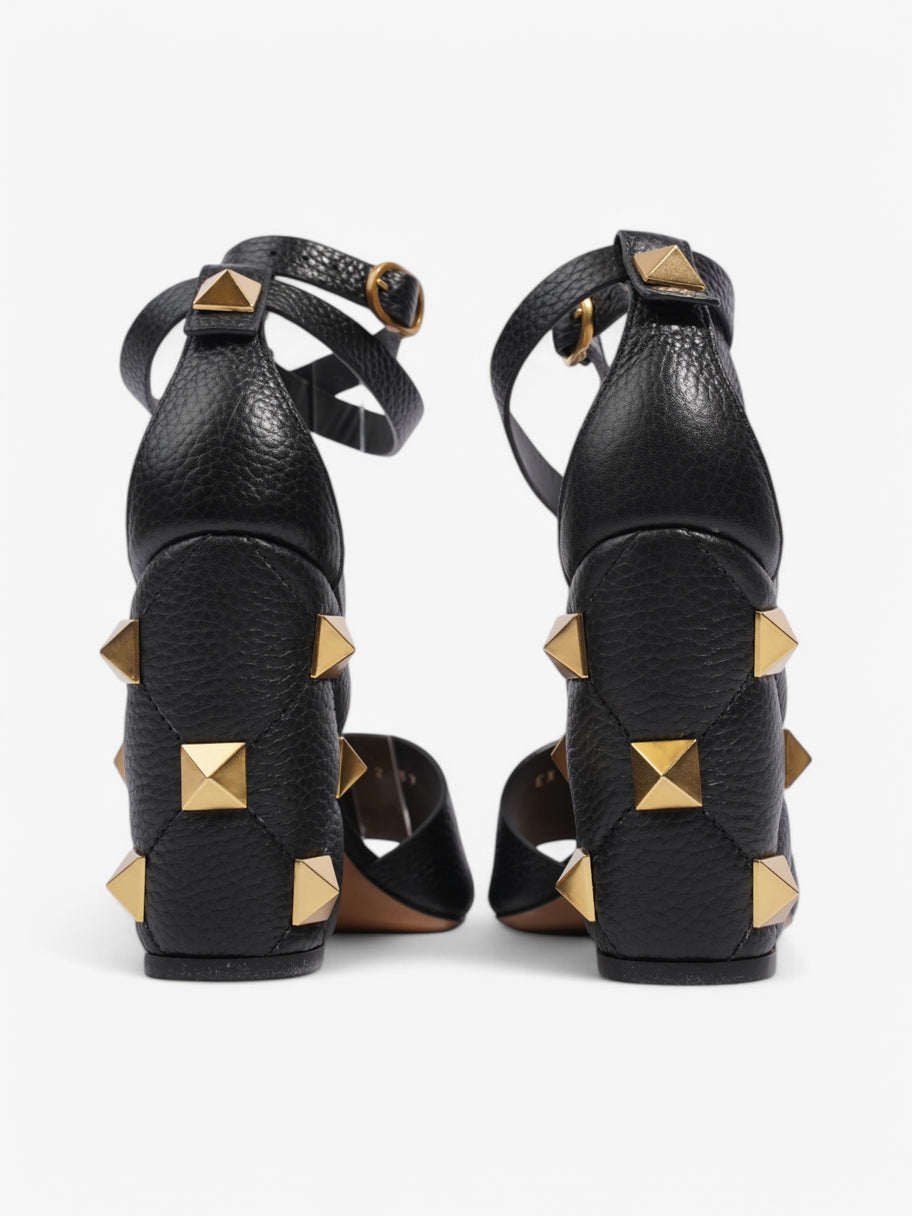 Valentino Rockstud Heels 90 Black Leather EU 37 UK 4 Image 6