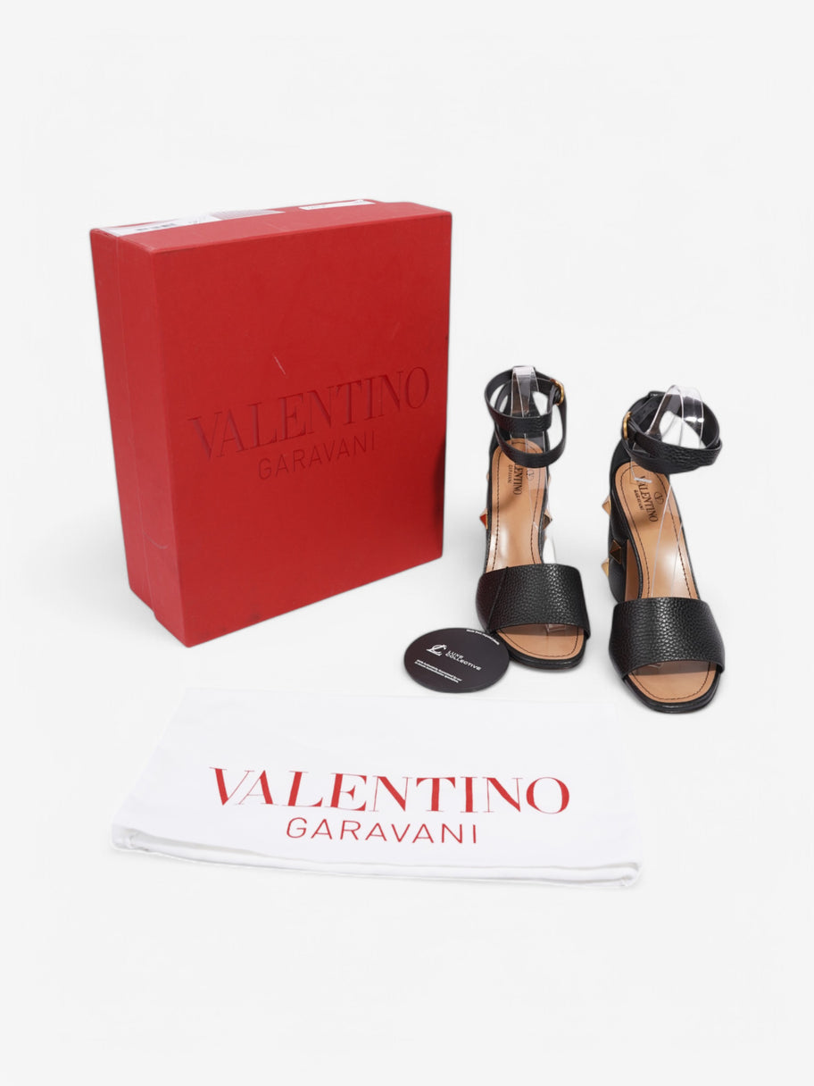 Valentino Rockstud Heels 90 Black Leather EU 37 UK 4 Image 8