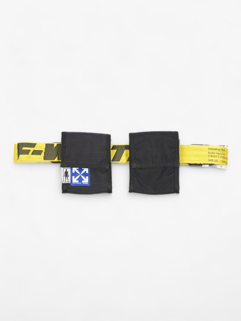  Off White Two Pocket Belt Yellow / Black Fabric