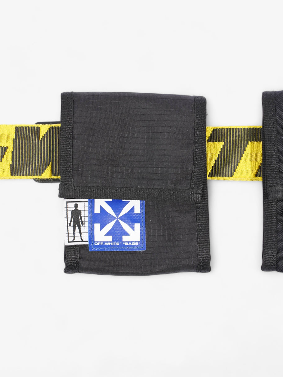 Off White Two Pocket Belt Yellow / Black Fabric Image 3