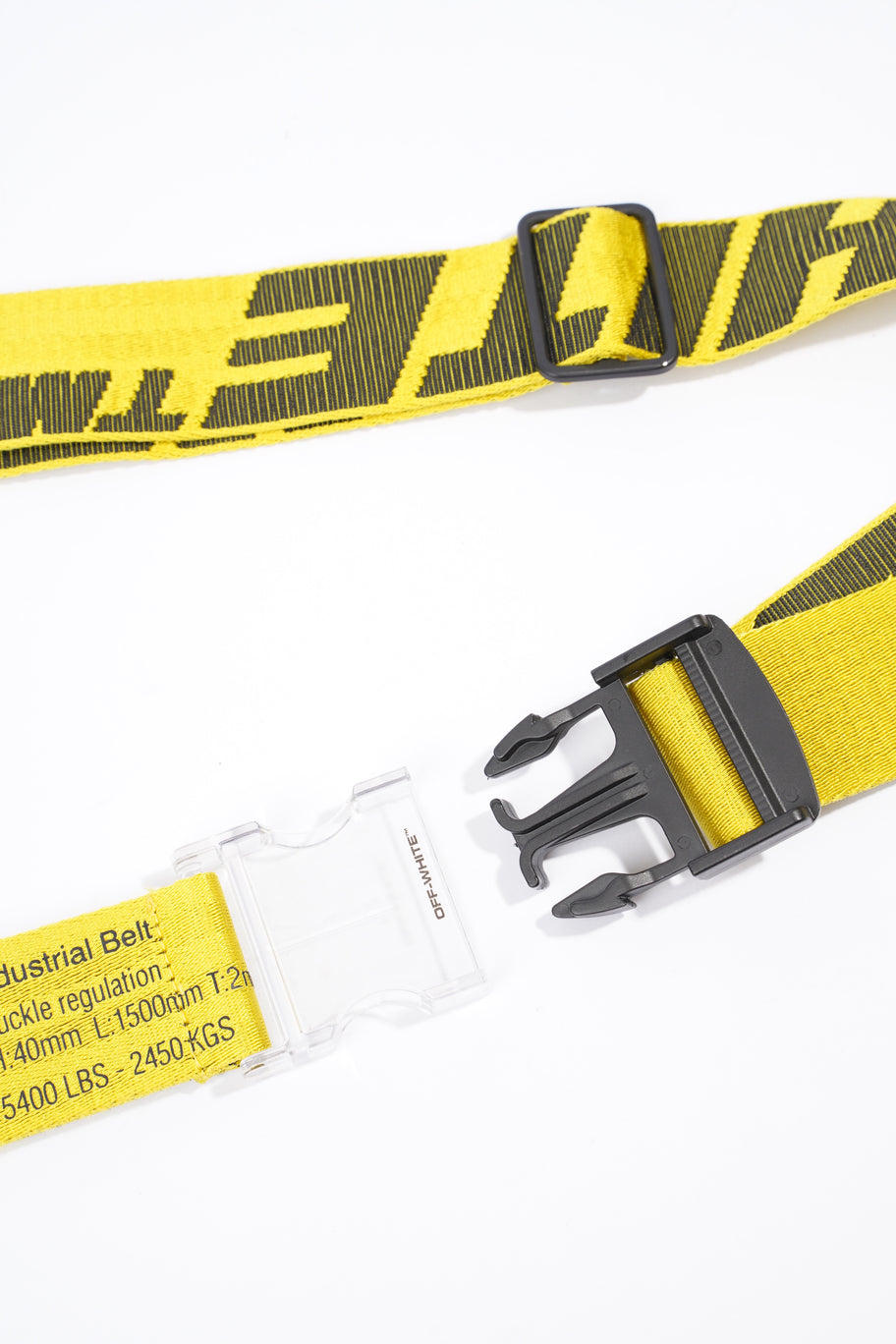 Off White Two Pocket Belt Yellow / Black Fabric Image 7