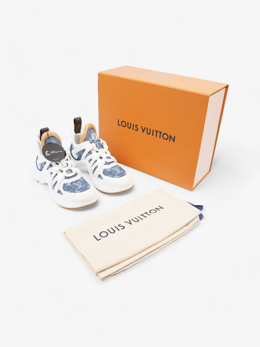 Louis Vuitton Archlight Blue Monogram / White Denim EU 37 UK 4 Image 10