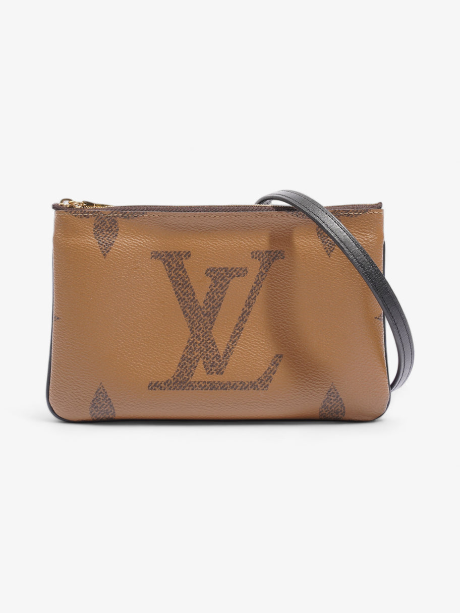 Louis Vuitton Reverse Pochette Double Zip Monogram Canvas Image 1