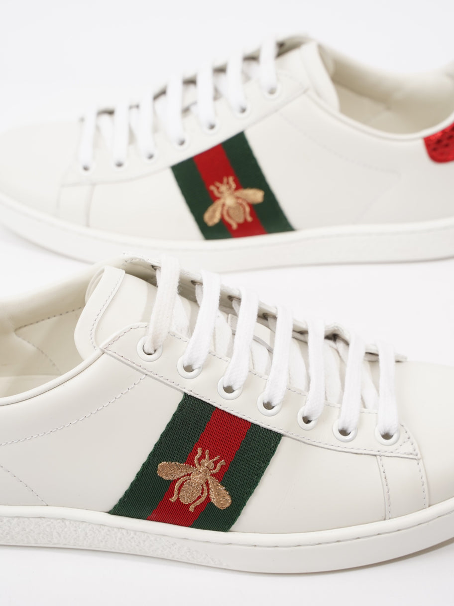 Gucci Bee Ace White / Green / Red Leather EU 37 UK 4 Image 10