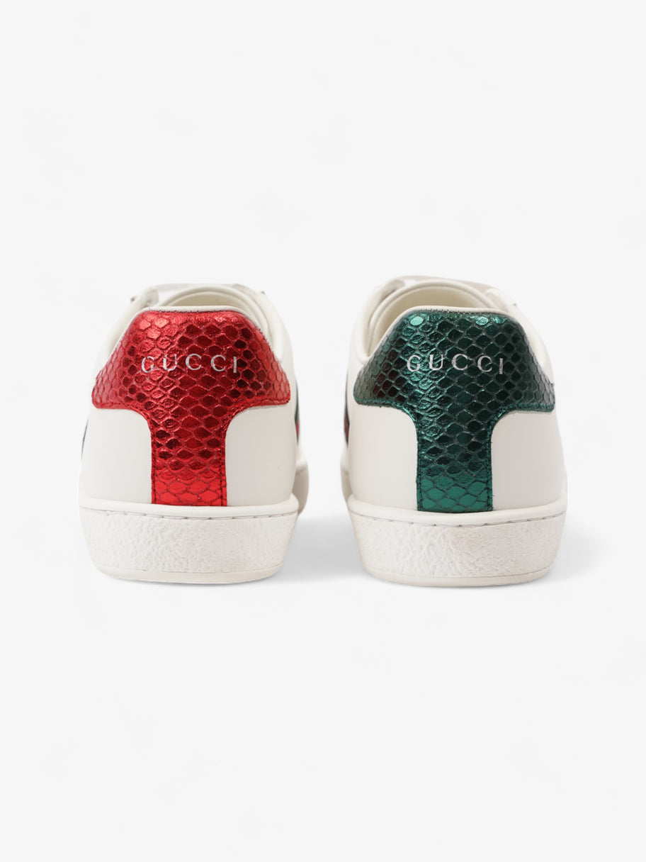 Gucci Bee Ace White / Green / Red Leather EU 37 UK 4 Image 6