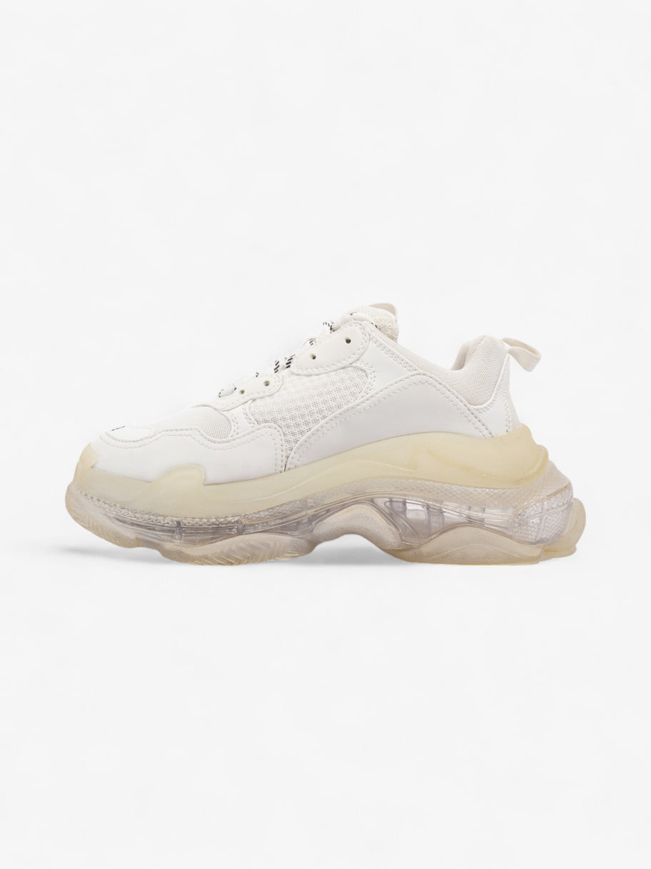 Balenciaga Triple S Clear Sole White / Black Mesh EU 38 UK 5 Image 3