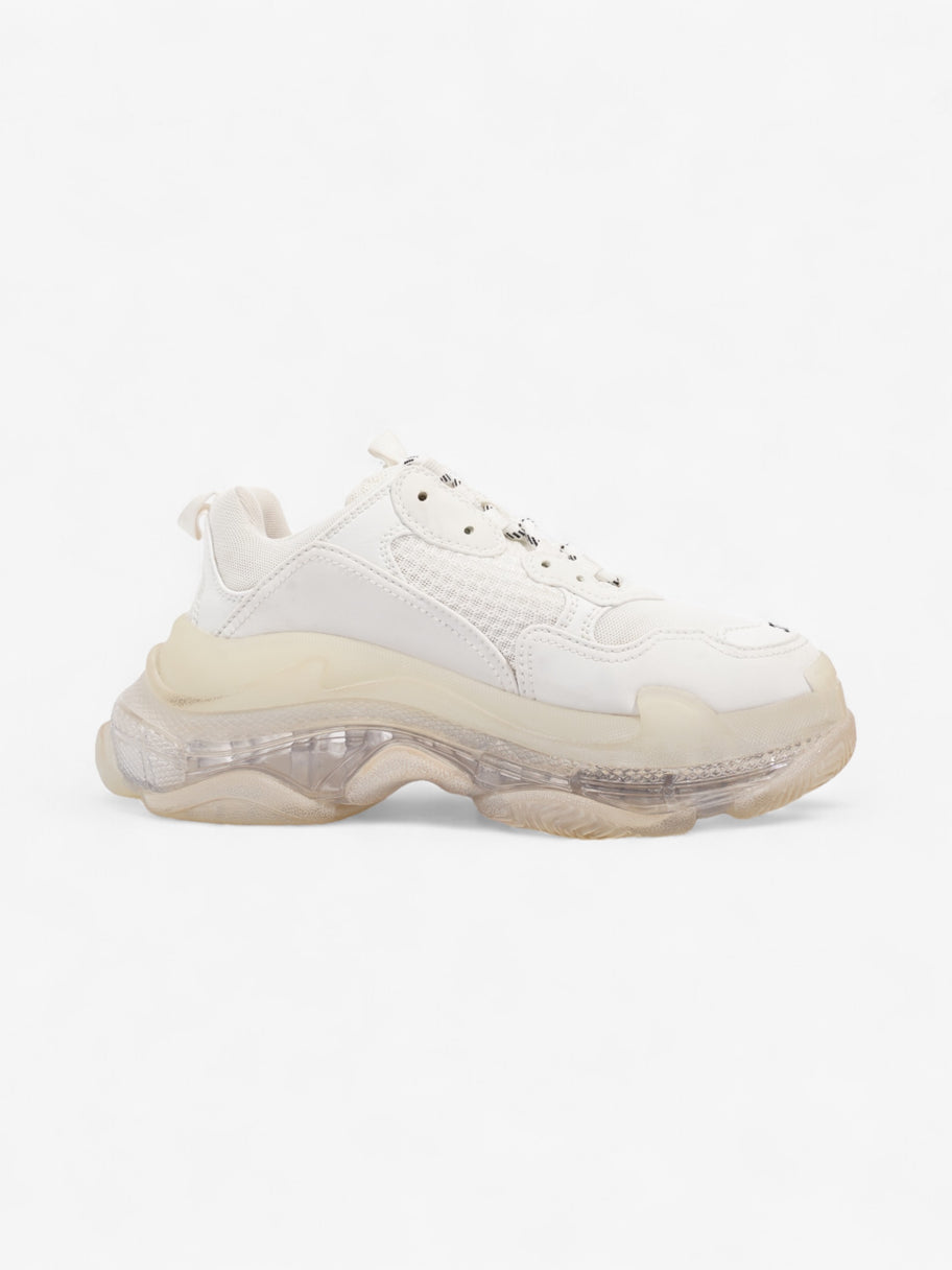 Balenciaga Triple S Clear Sole White / Black Mesh EU 38 UK 5 Image 4