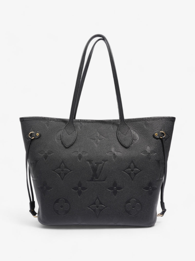  Louis Vuitton Neverfull MM Black Empreinte Leather