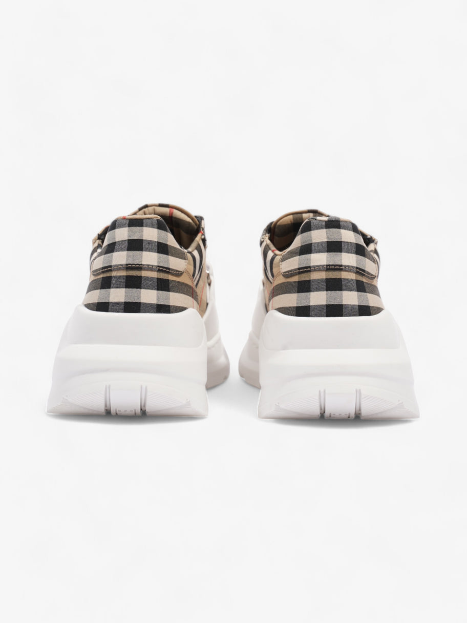 Burberry Regis sneakers Check / White Canvas EU 36 UK 3 Image 6