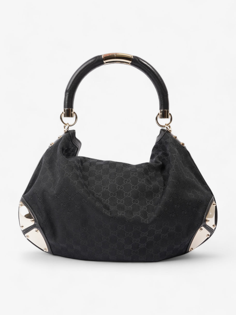 Gucci Indy Hobo Black Canvas Image 3