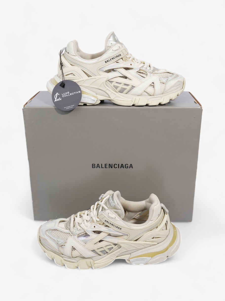 Balenciaga Track 2.0 White  / Silver Mesh EU 39 UK 6 Image 9