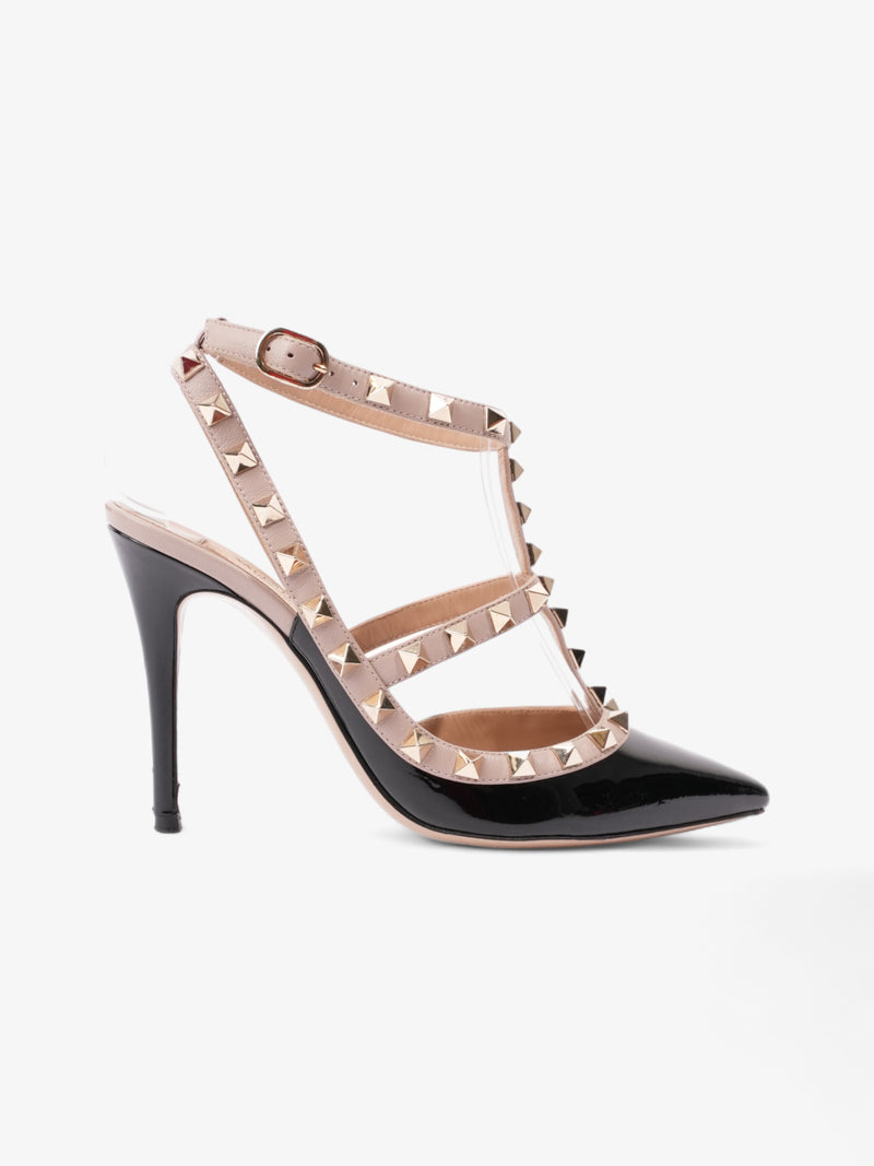  Valentino Rockstud Heels Black / Nude Patent Leather EU 35.5 UK 2.5