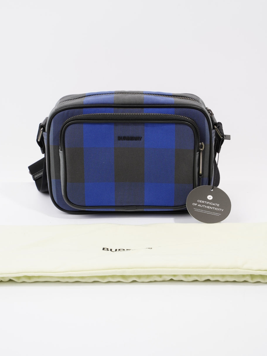 Burberry Paddy Check Blue Canvas Image 9