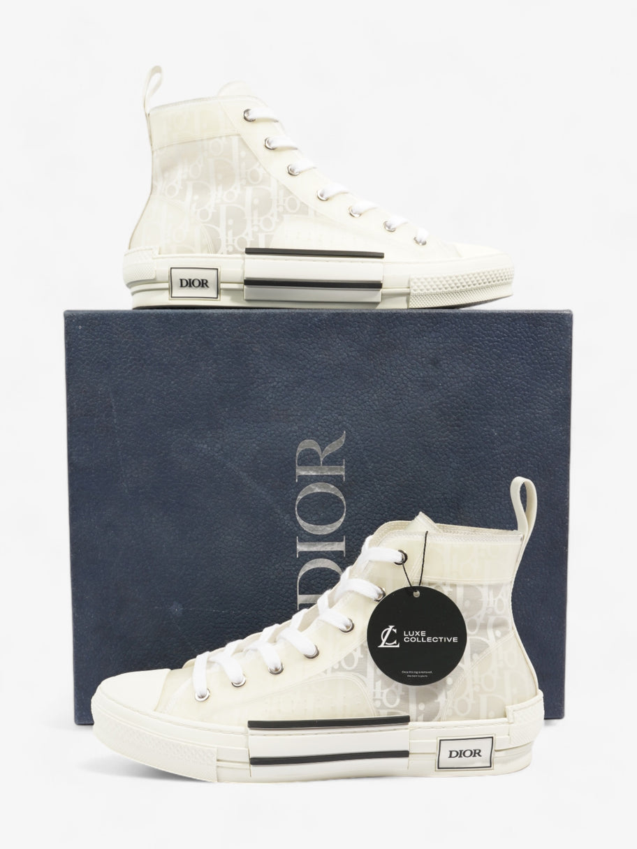 Christian Dior B23 High Top White Canvas EU 41 UK 7 Image 10