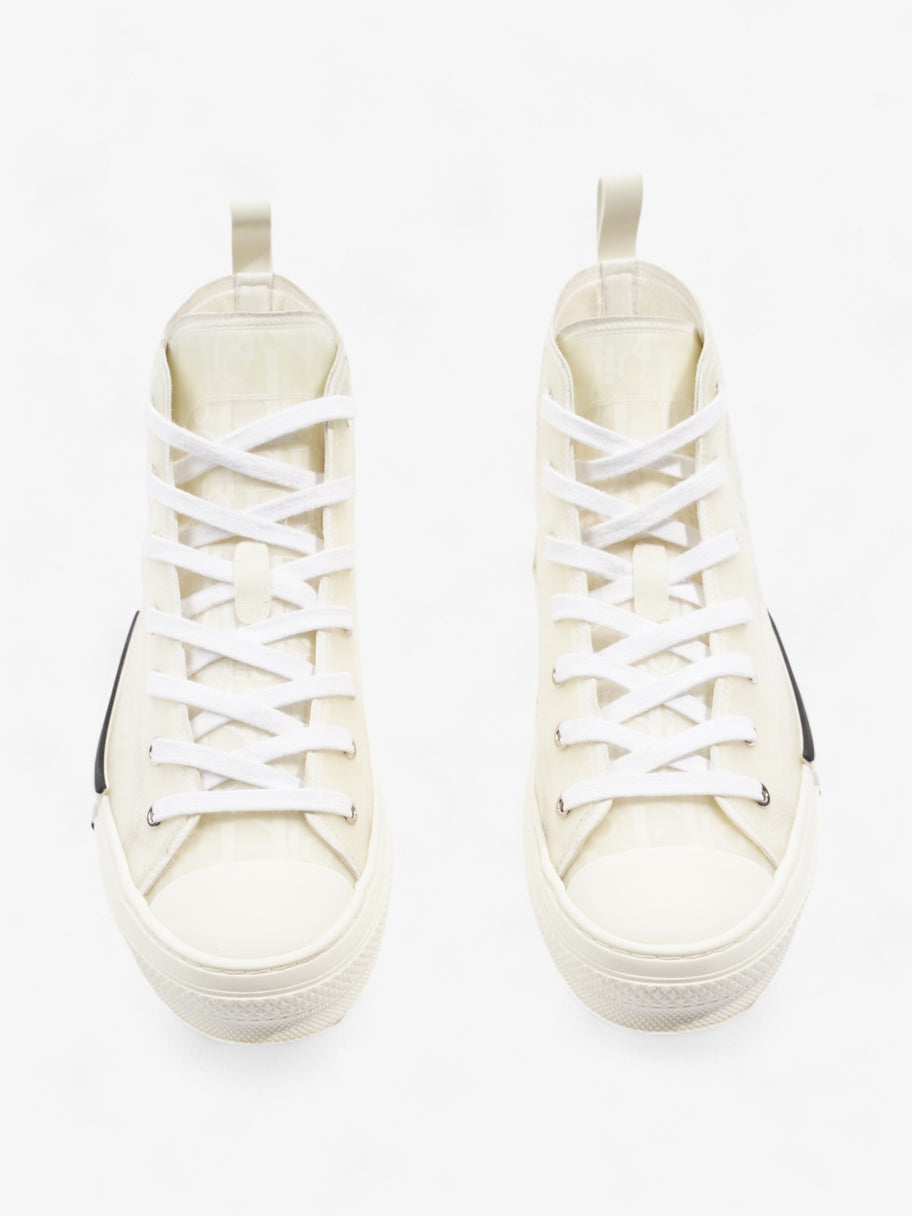 Christian Dior B23 High Top White Canvas EU 41 UK 7 Image 8