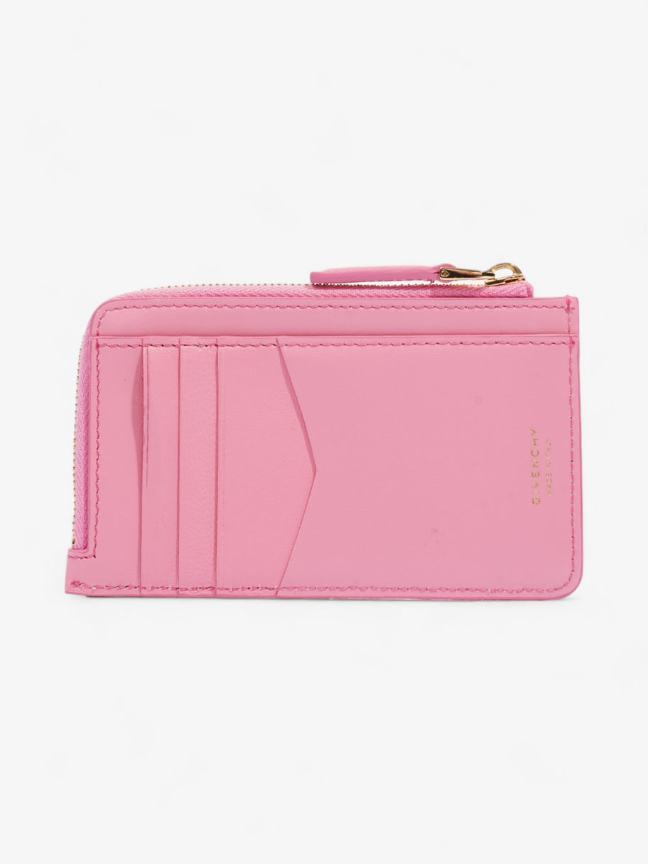 Givenchy Zipped Card Holder Pink Coated Canvas Image 2