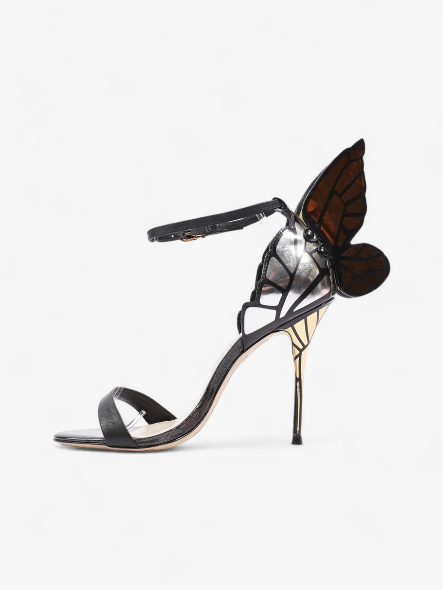 Sophia Webster Chiara 90mm Black / Gold / Silver Leather EU 37.5 UK 4.5 Image 3