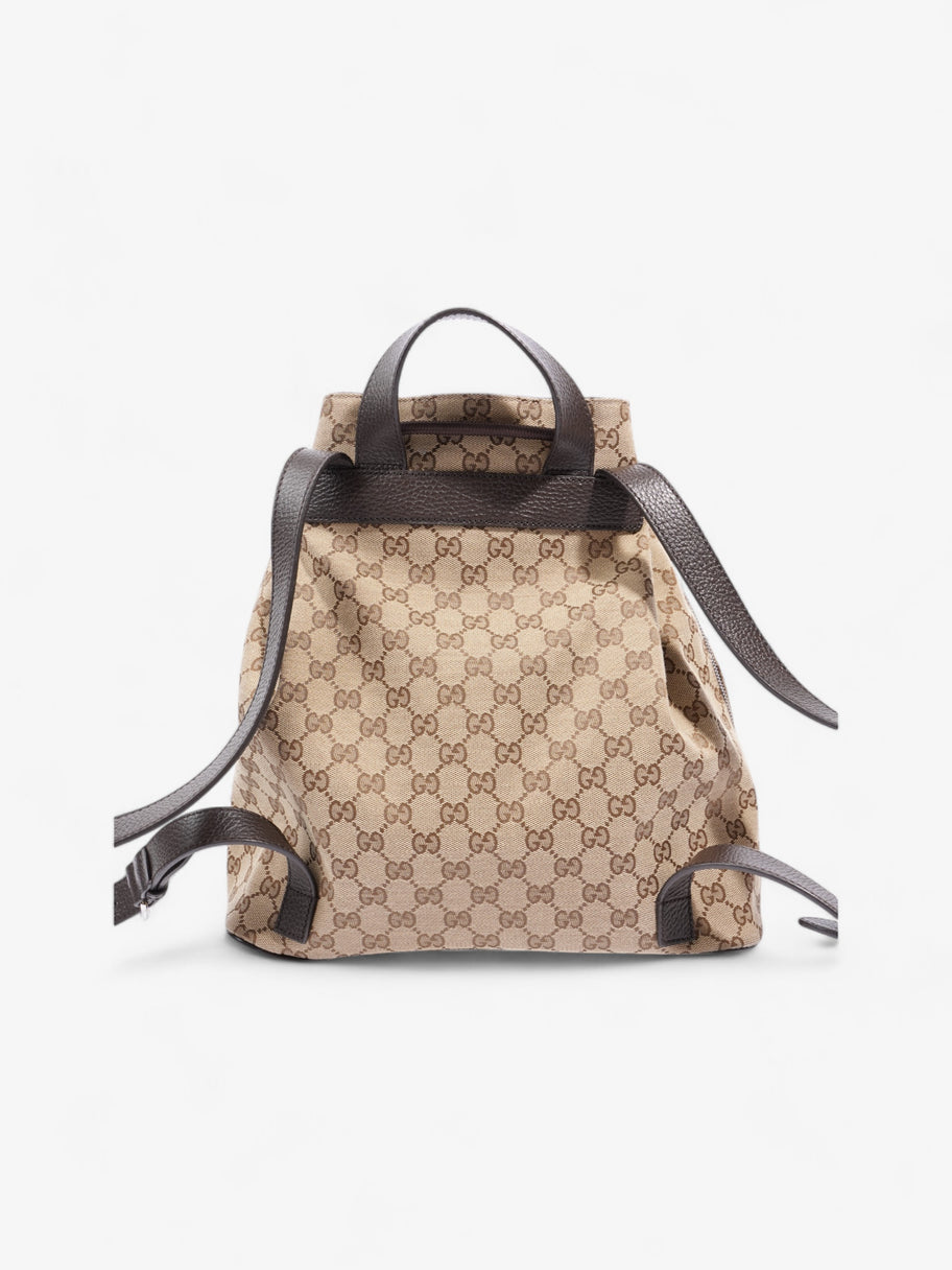 Gucci Drawstring Backpack GG Supreme Canvas Image 4