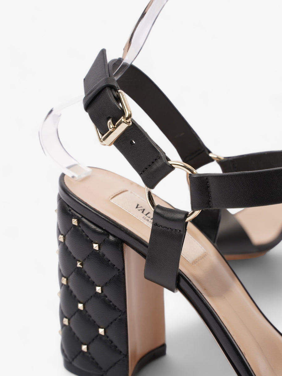 Valentino Rockstud Sandals 80 Black Leather EU 37 UK 4 Image 10