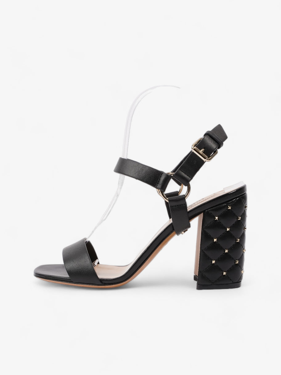 Valentino Rockstud Sandals 80 Black Leather EU 37 UK 4 Image 5