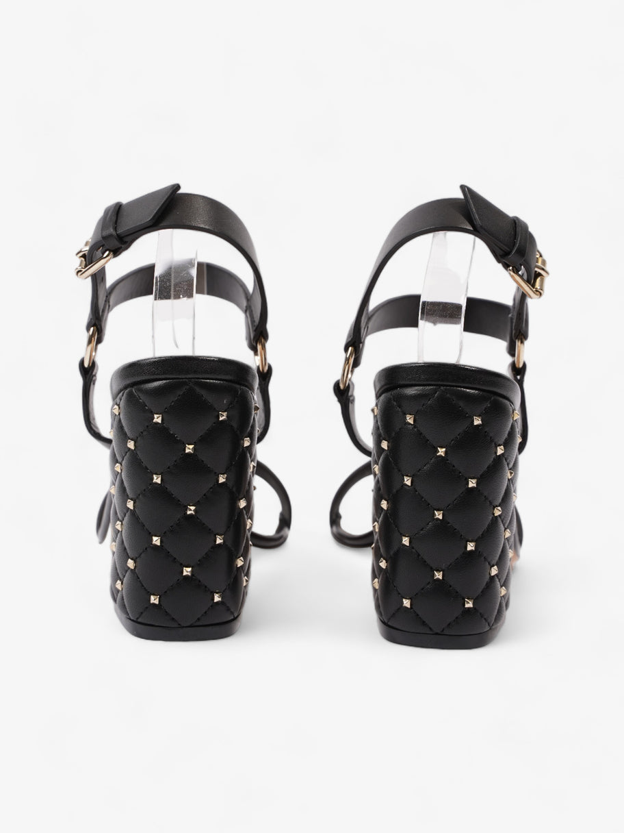 Valentino Rockstud Sandals 80 Black Leather EU 37 UK 4 Image 6