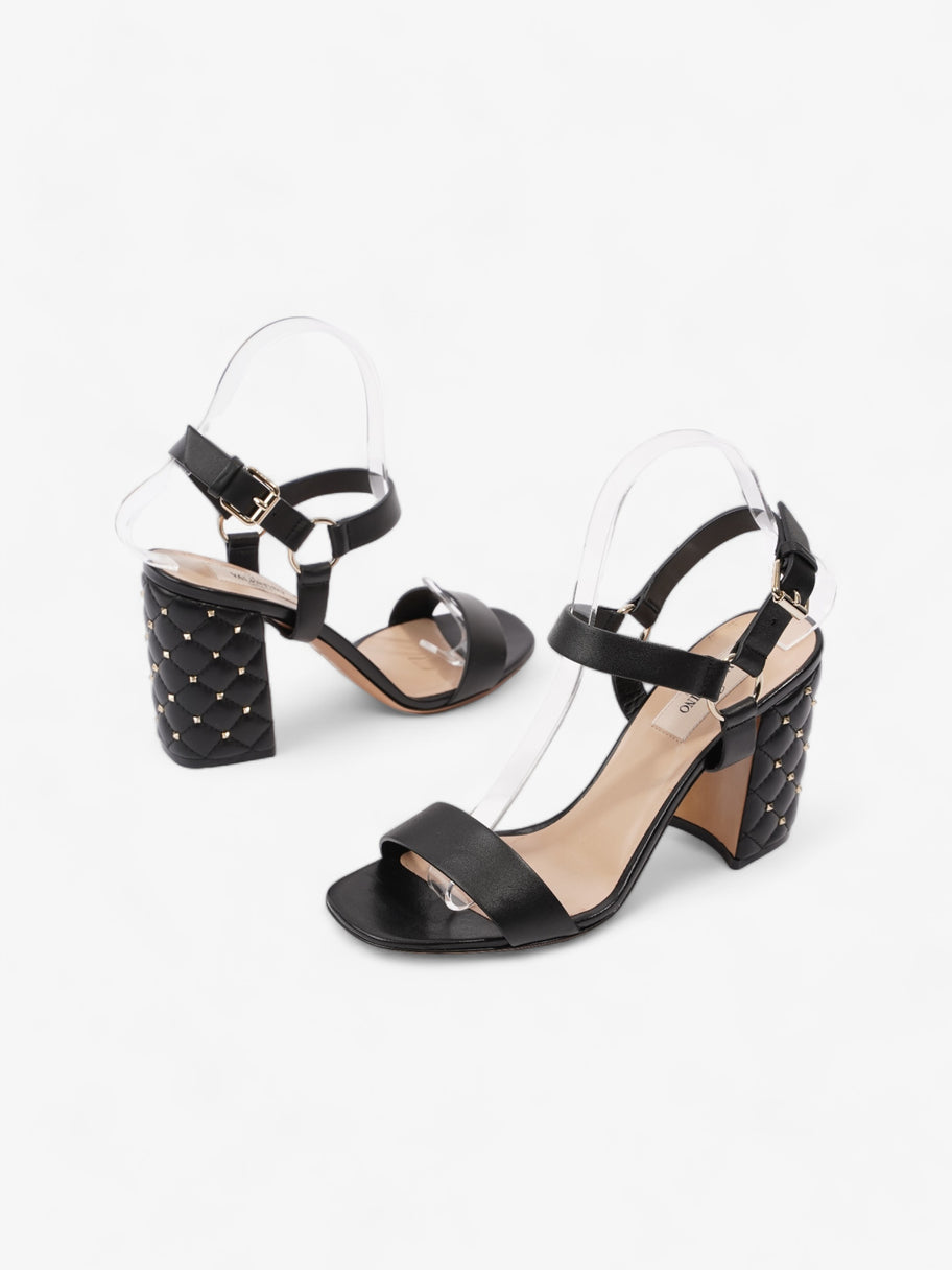 Valentino Rockstud Sandals 80 Black Leather EU 37 UK 4 Image 9