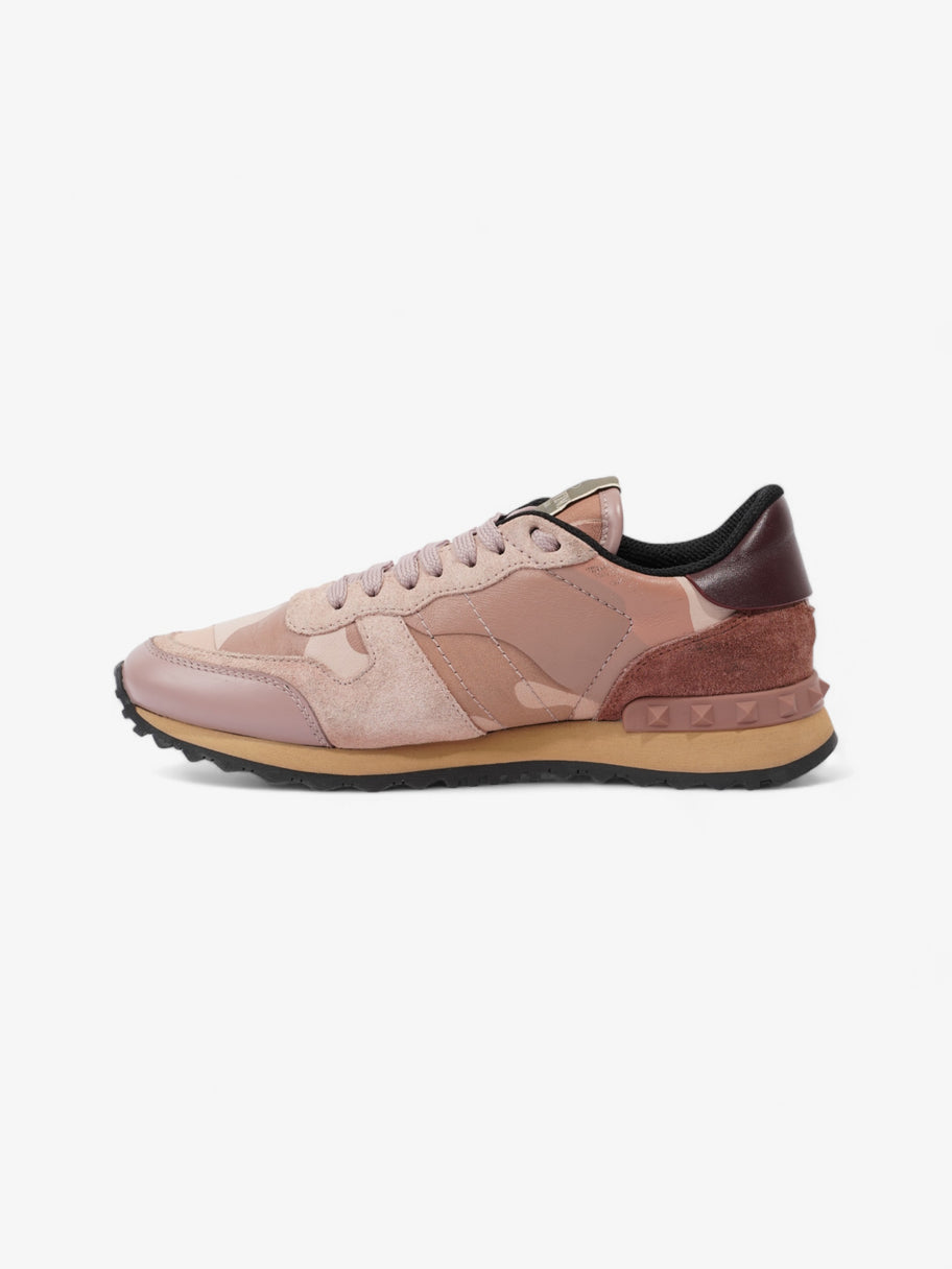 Valentino Rockrunner Sneakers Pink / Burgundy Suede EU 37.5 UK 4.5 Image 3